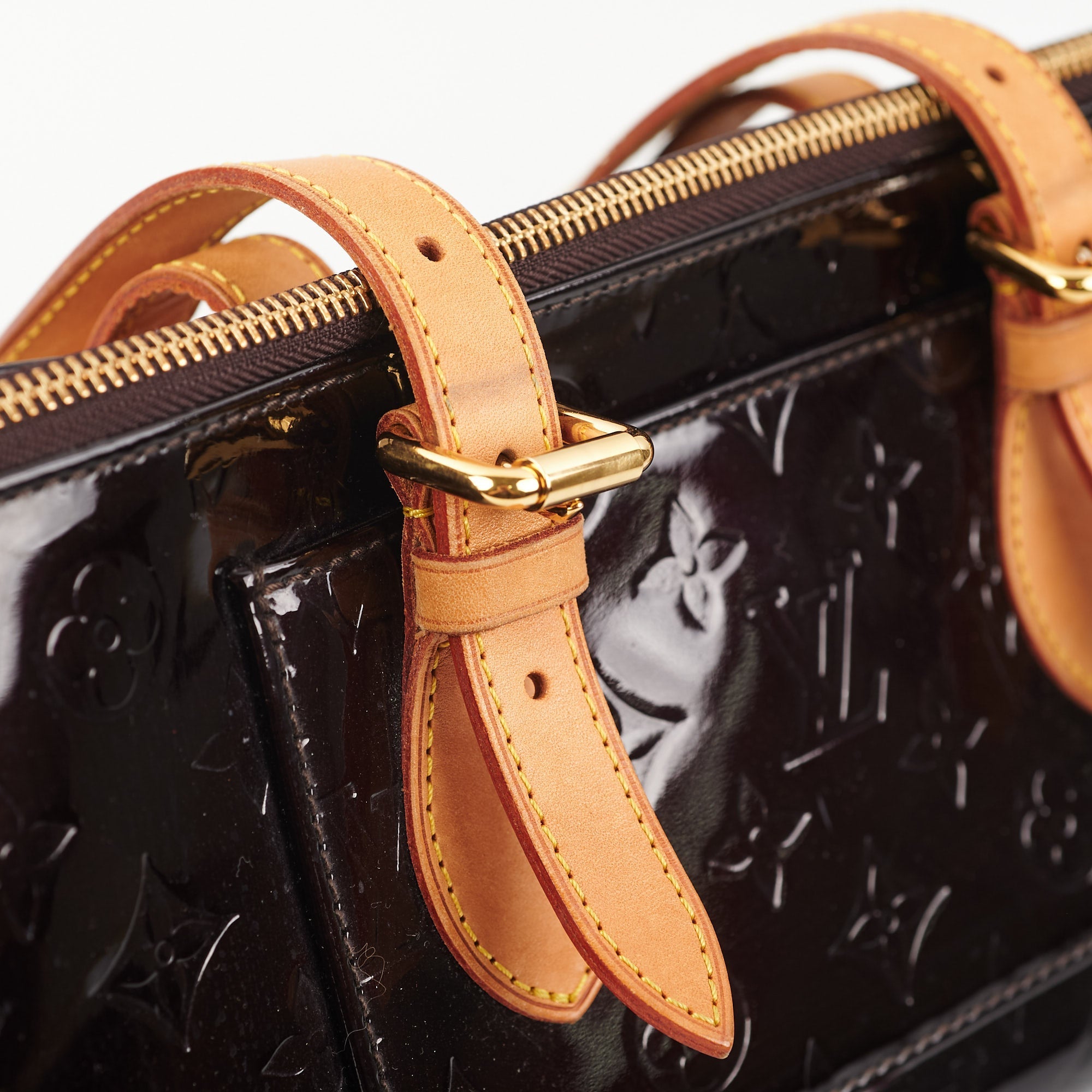 Louis Vuitton Vernis Tricot Bag Amarante