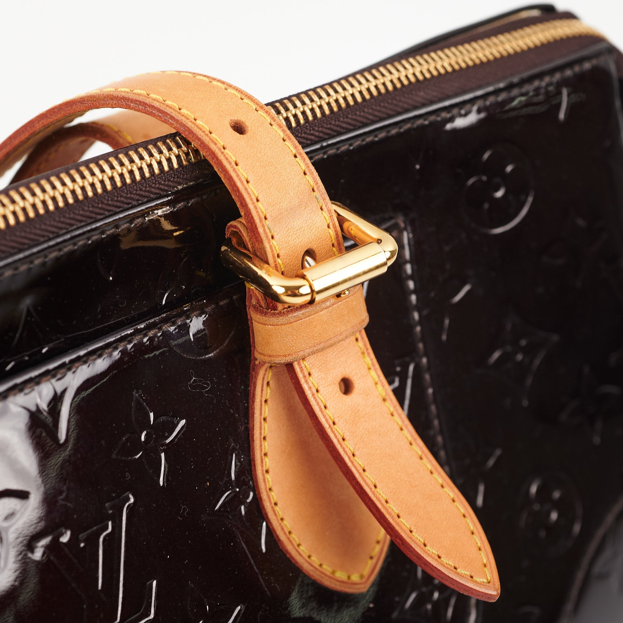 Louis Vuitton Vernis Tricot Bag Amarante