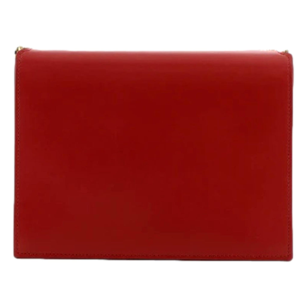 Saint Laurent Cassandra Red Leather Medium Shoulder Bag