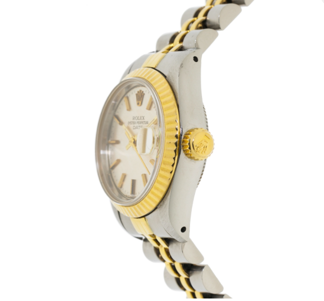 ROLEX Datejust, gold and steel wristwatch, circa 1986