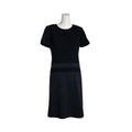 Chanel dress in black and anthracite gray wool - M - 2000s