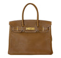 HermÃƒÆ’Ã‚Â¨s Birkin 30 Barenia Faubourg Fauve GHW Bag