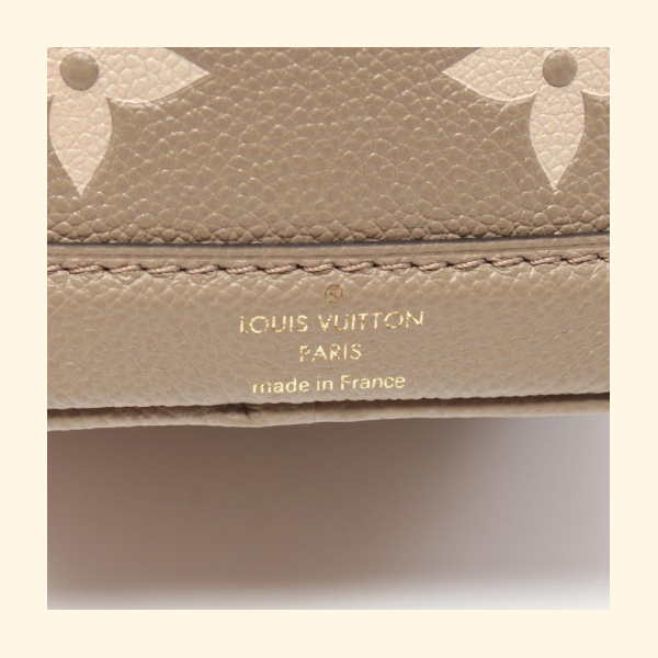 Louis Vuitton Nano Noe Monogram Amplant Tourterelle Claim Handbag