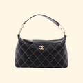 Chanel Leather Wild Stitch Shoulder Bag