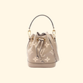 Louis Vuitton Nano Noe Monogram Amplant Tourterelle Claim Handbag