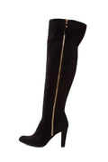 Stuart Weitzman Black Suede Over-The-Knee-Boots SZ 8.5