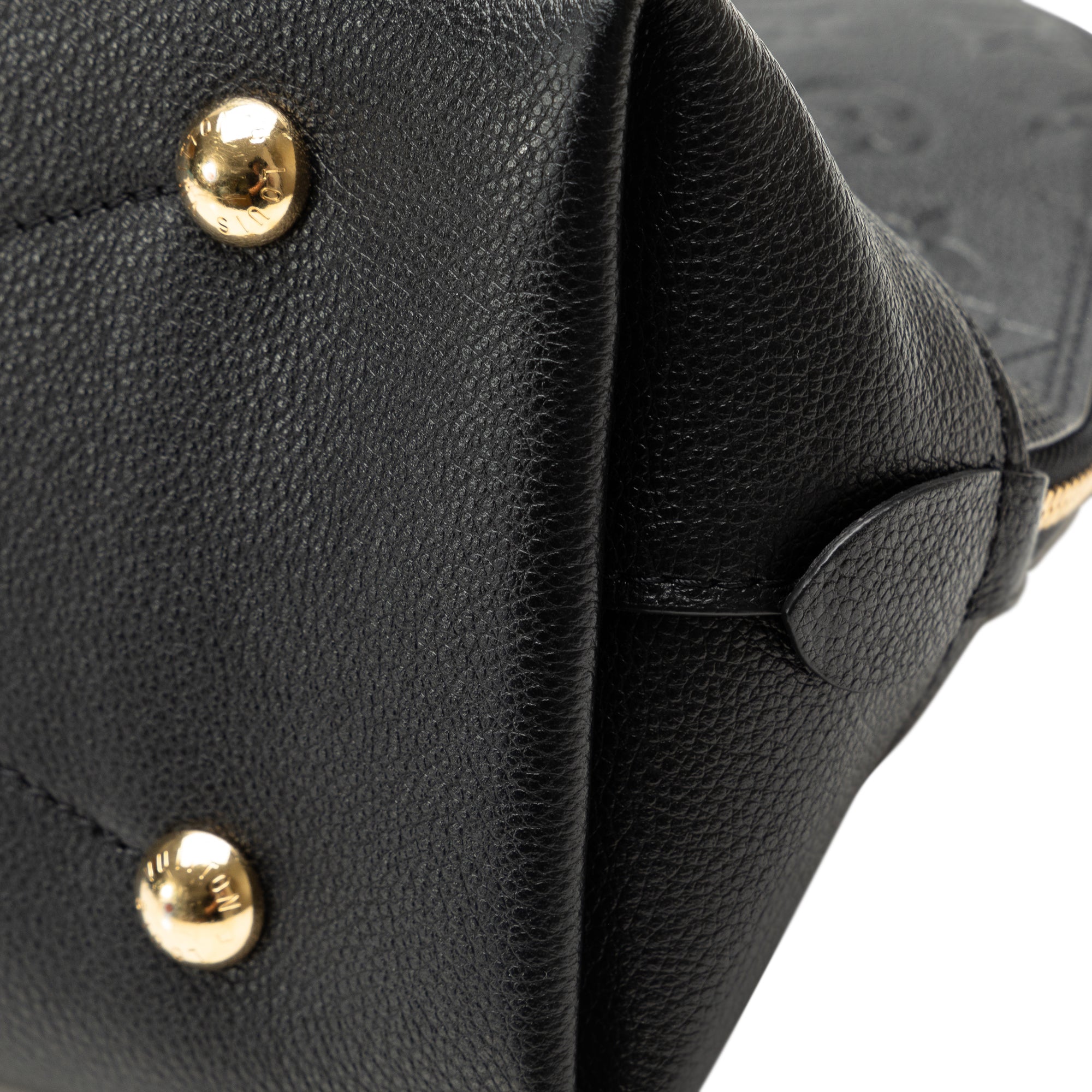 Black Louis Vuitton Monogram Empreinte Neo Alma PM Satchel