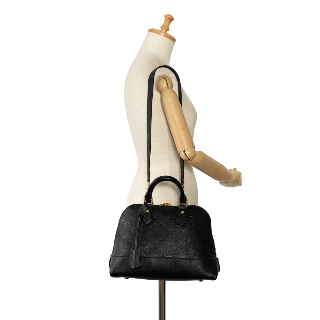 Black Louis Vuitton Monogram Empreinte Neo Alma PM Satchel