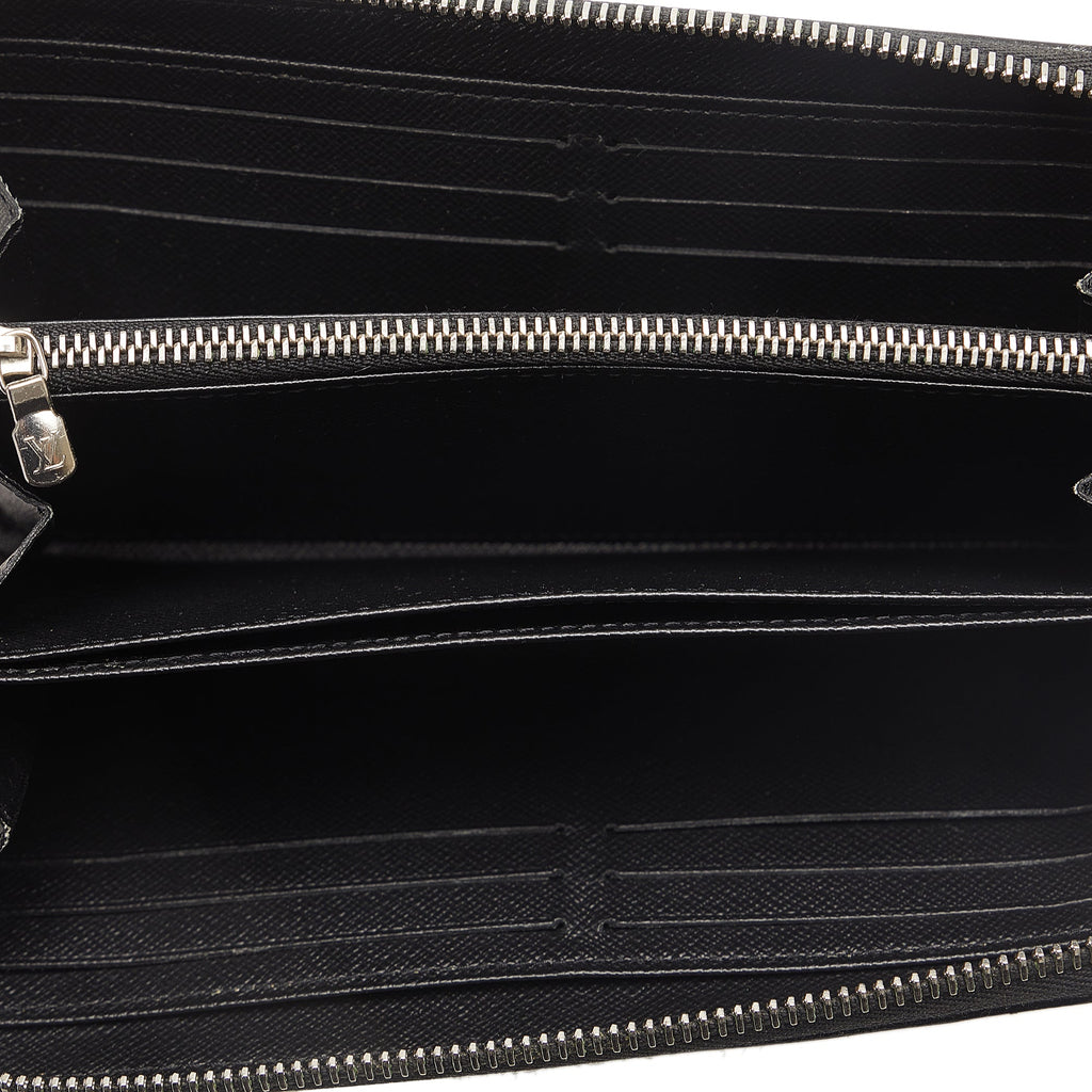 Black Louis Vuitton Epi Zippy Long Wallet
