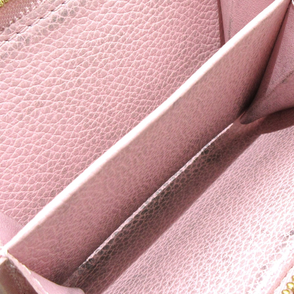 Pink Louis Vuitton Bicolor Monogram Empreinte Broderie Clea Small Wallet