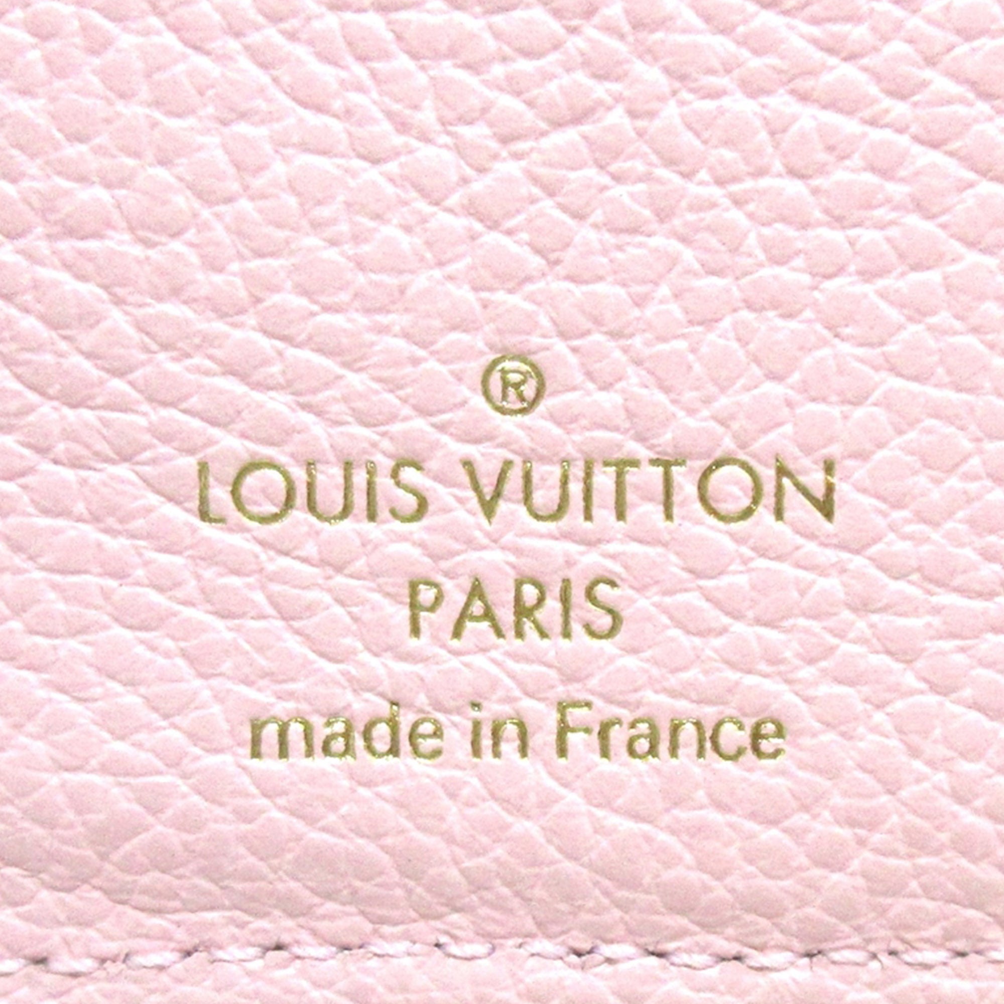 Pink Louis Vuitton Bicolor Monogram Empreinte Broderie Clea Small Wallet