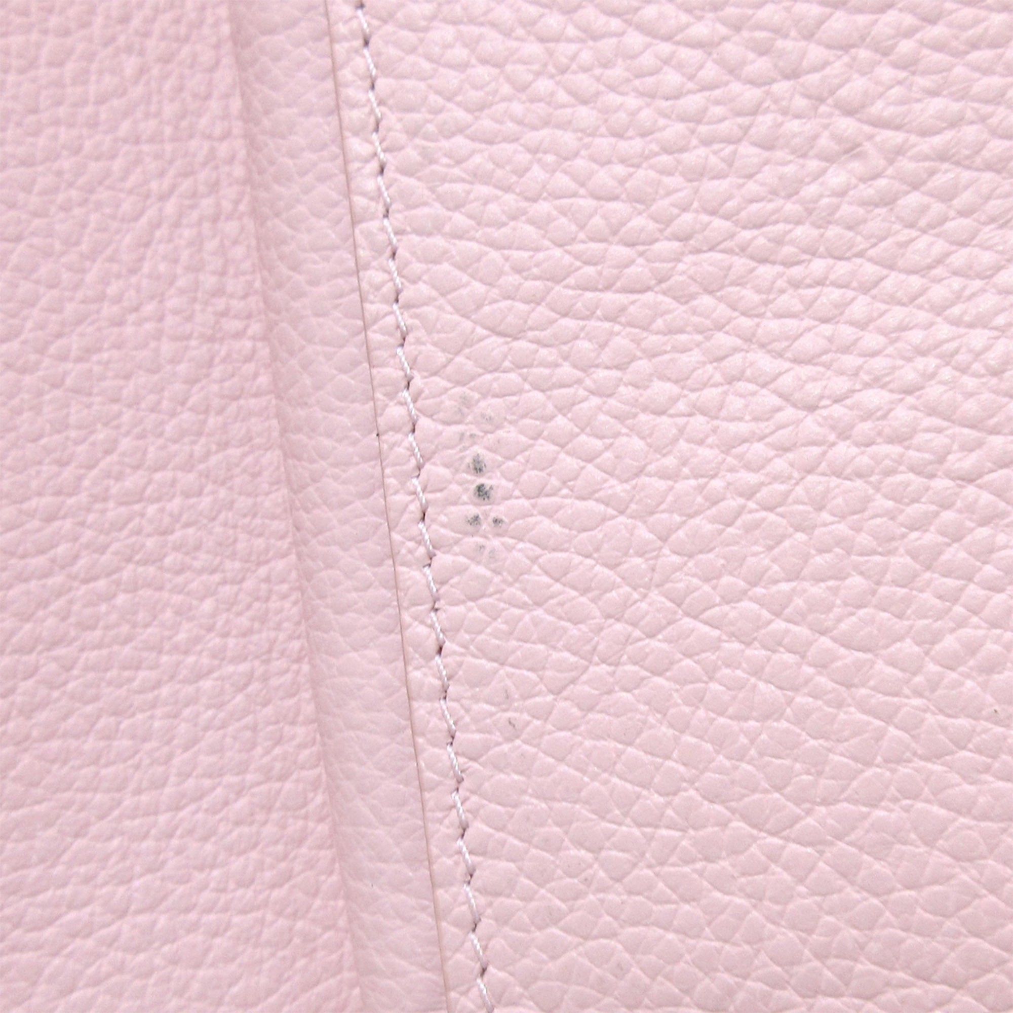 Pink Louis Vuitton Bicolor Monogram Empreinte Broderie Clea Small Wallet