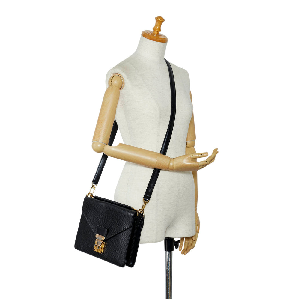 Louis Vuitton Monceau Black Epi