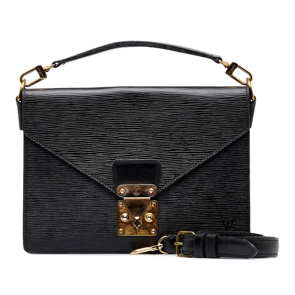 Louis Vuitton Monceau Black Epi