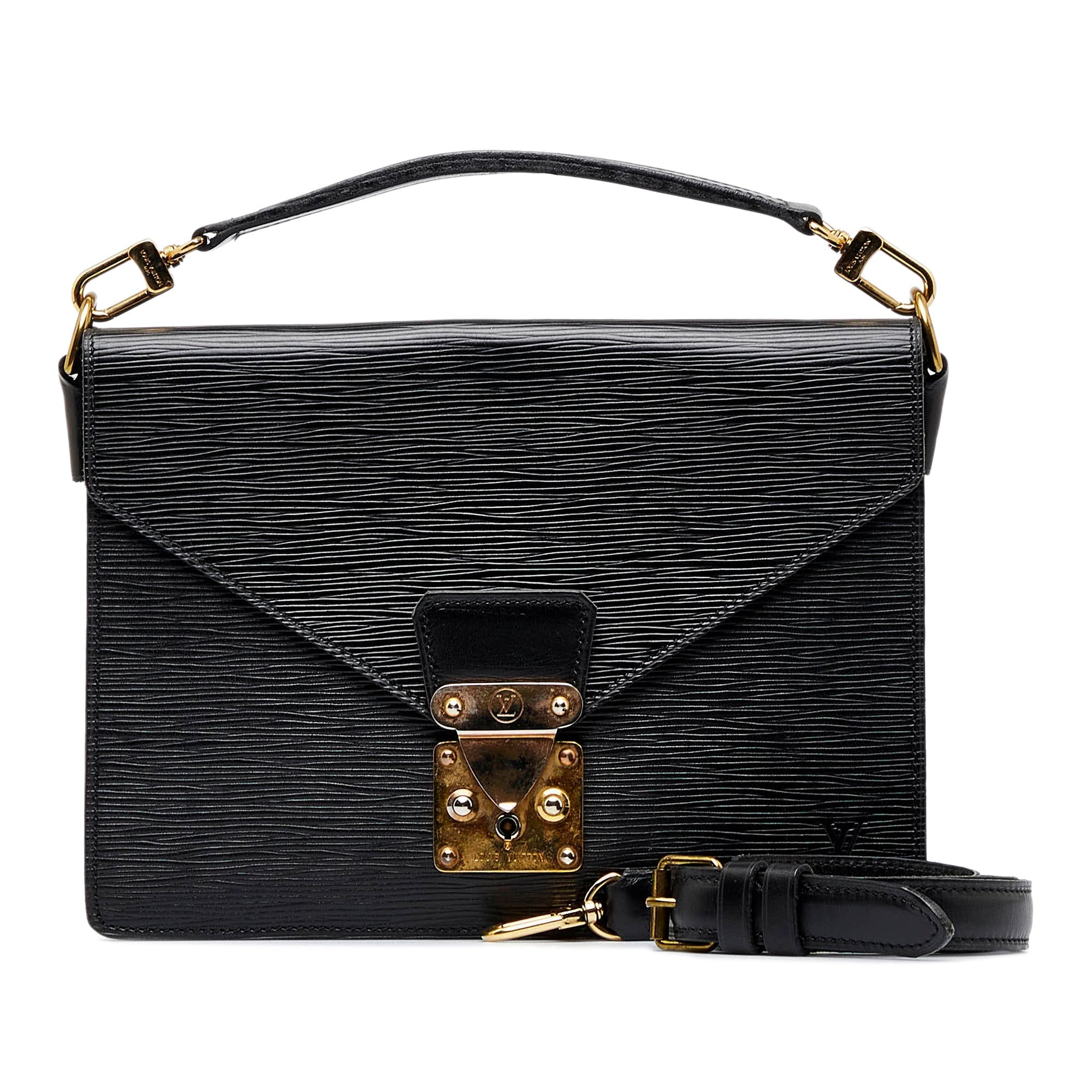Louis Vuitton Monceau Black Epi