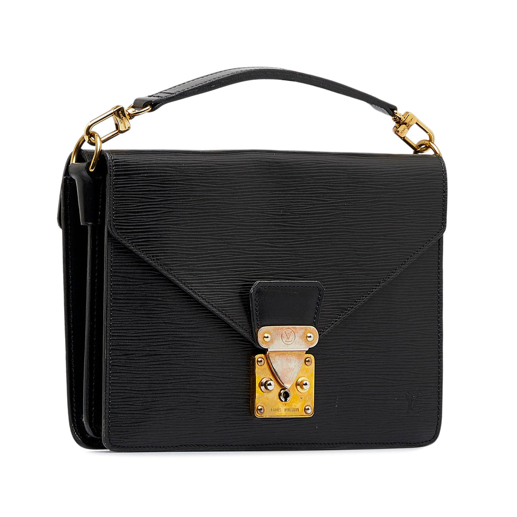 Louis Vuitton Monceau Black Epi