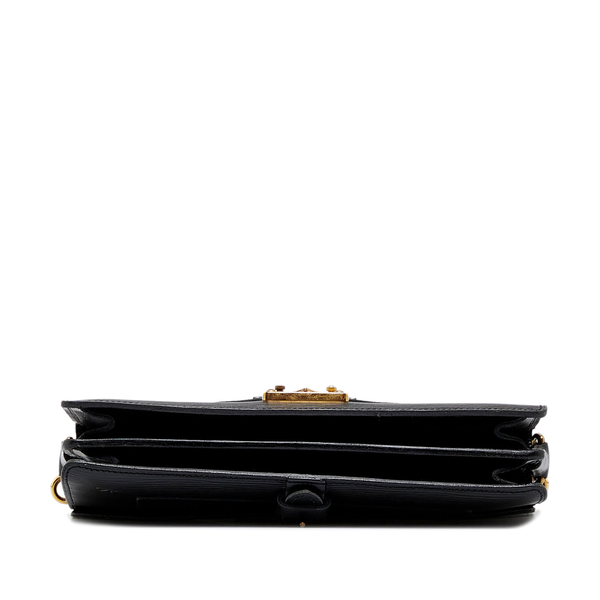 Louis Vuitton Monceau Black Epi