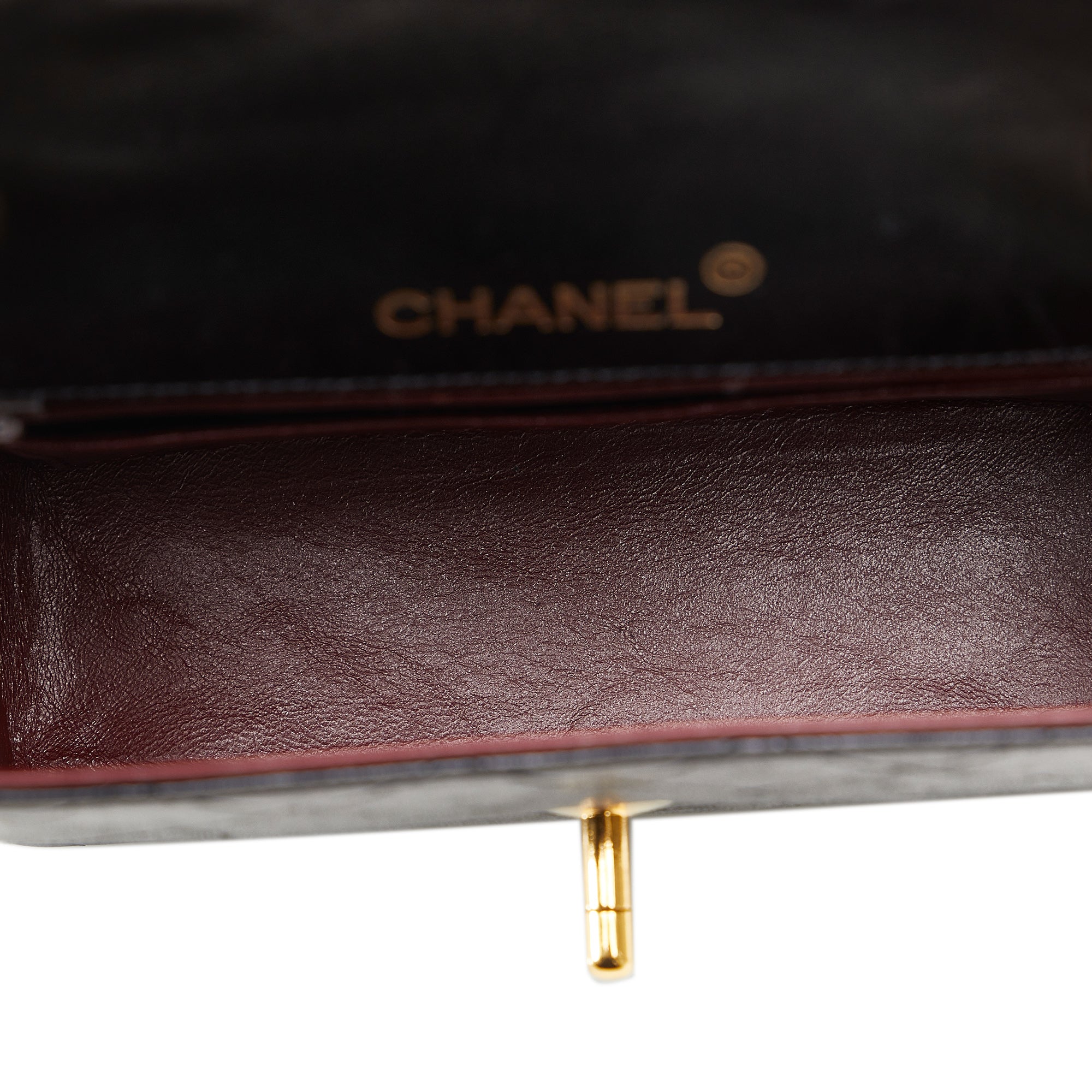 Chanel Classic Flap Mini Black Square Lambskin Gold