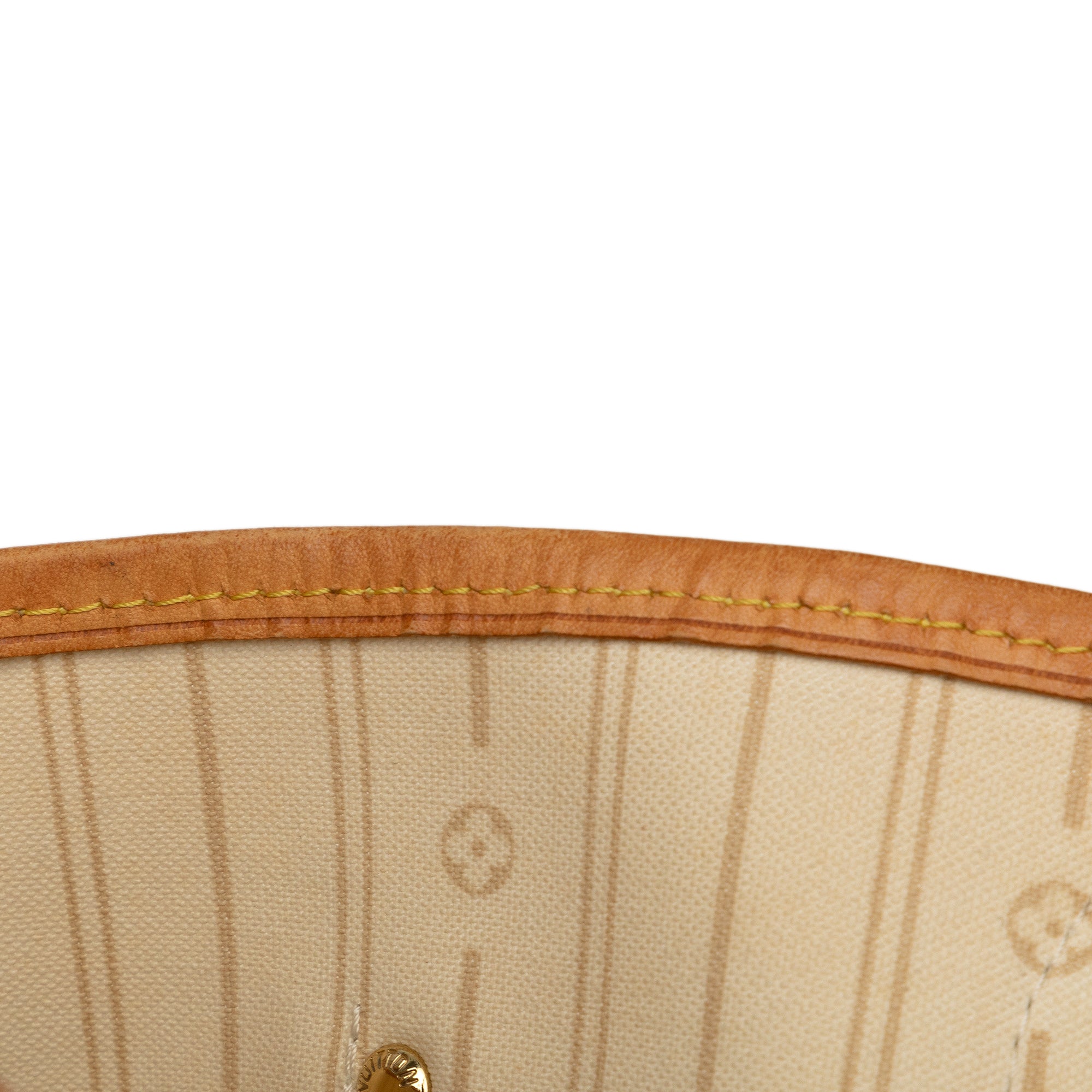 White Louis Vuitton Damier Azur Neverfull MM Tote Bag