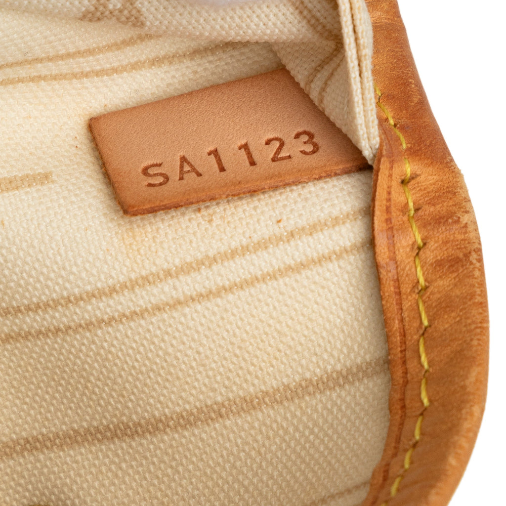 White Louis Vuitton Damier Azur Neverfull MM Tote Bag