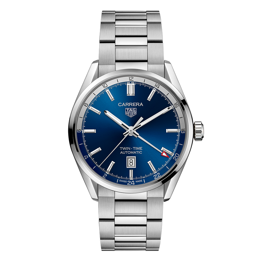 TAG Heuer Carrera Twin Time Date 41mm WBN201A.BA0640