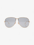 Fendi FF Travel Aviator Gold Acetate 145mm