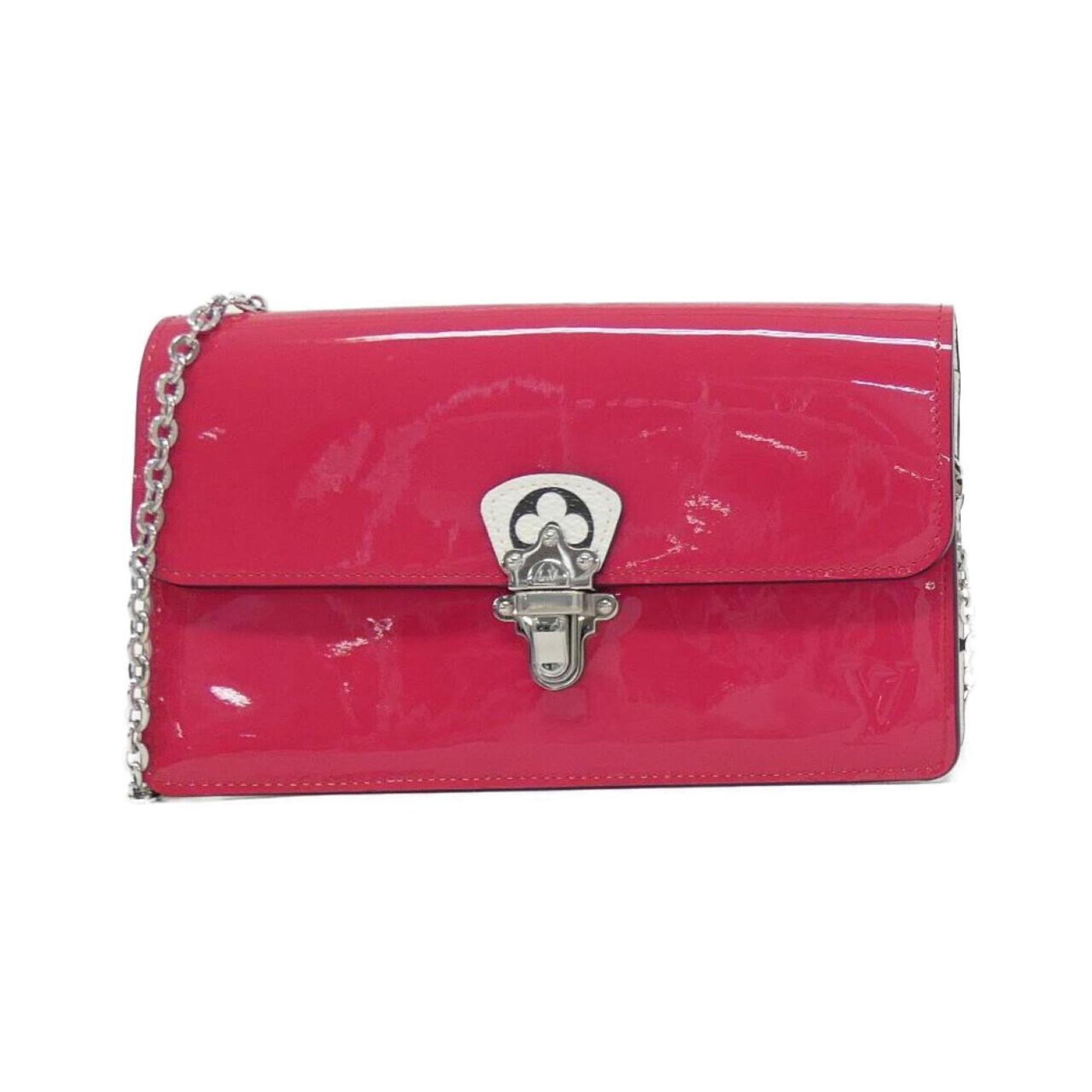 Patent Leather Cherrywood Bag with Dust Bag - Excellent Condition