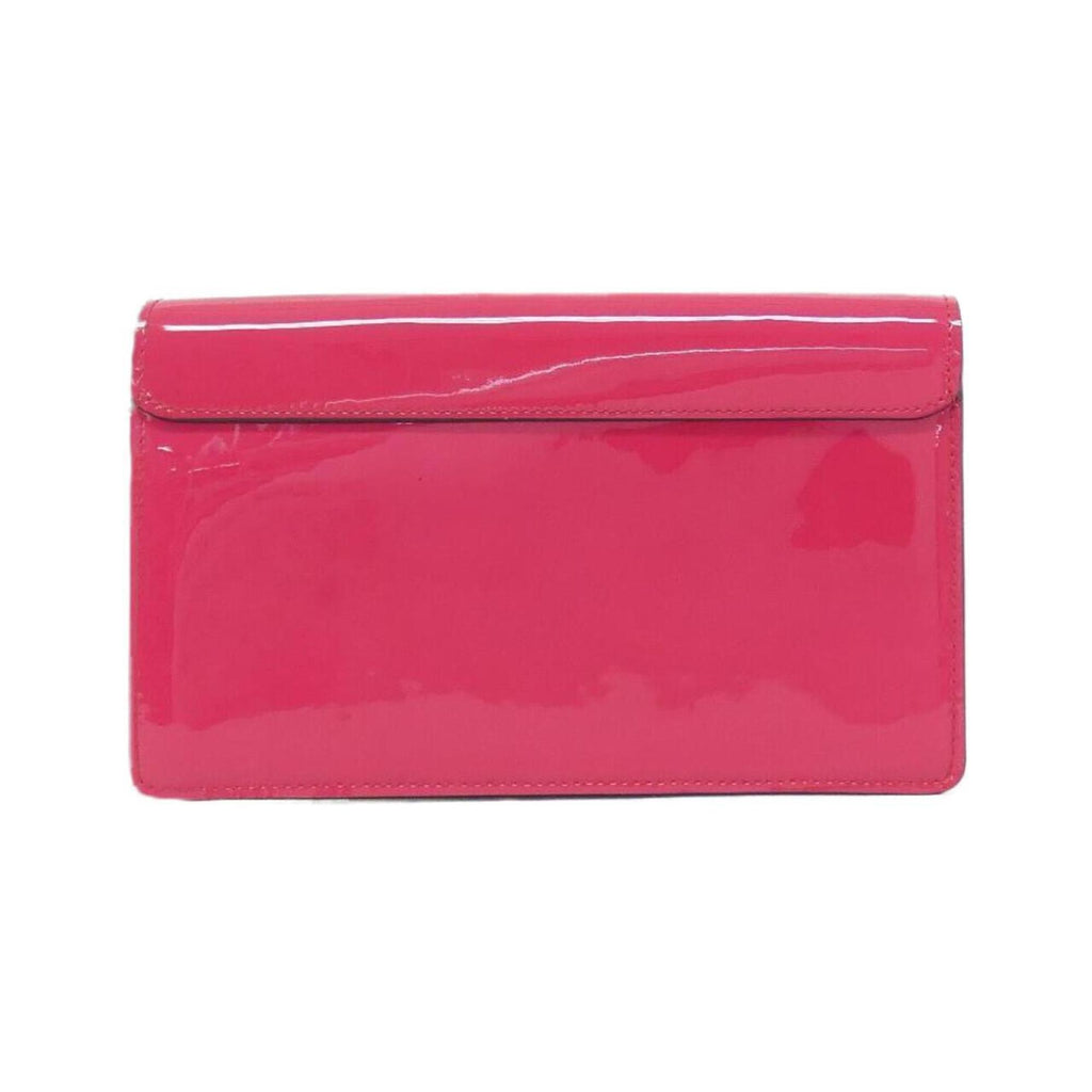 Patent Leather Cherrywood Bag with Dust Bag - Excellent Condition