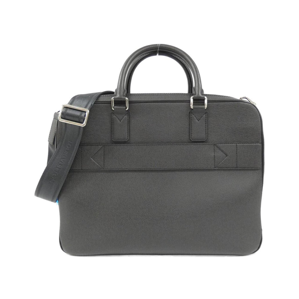 Leather Shoulder Bag with Key and Padlock