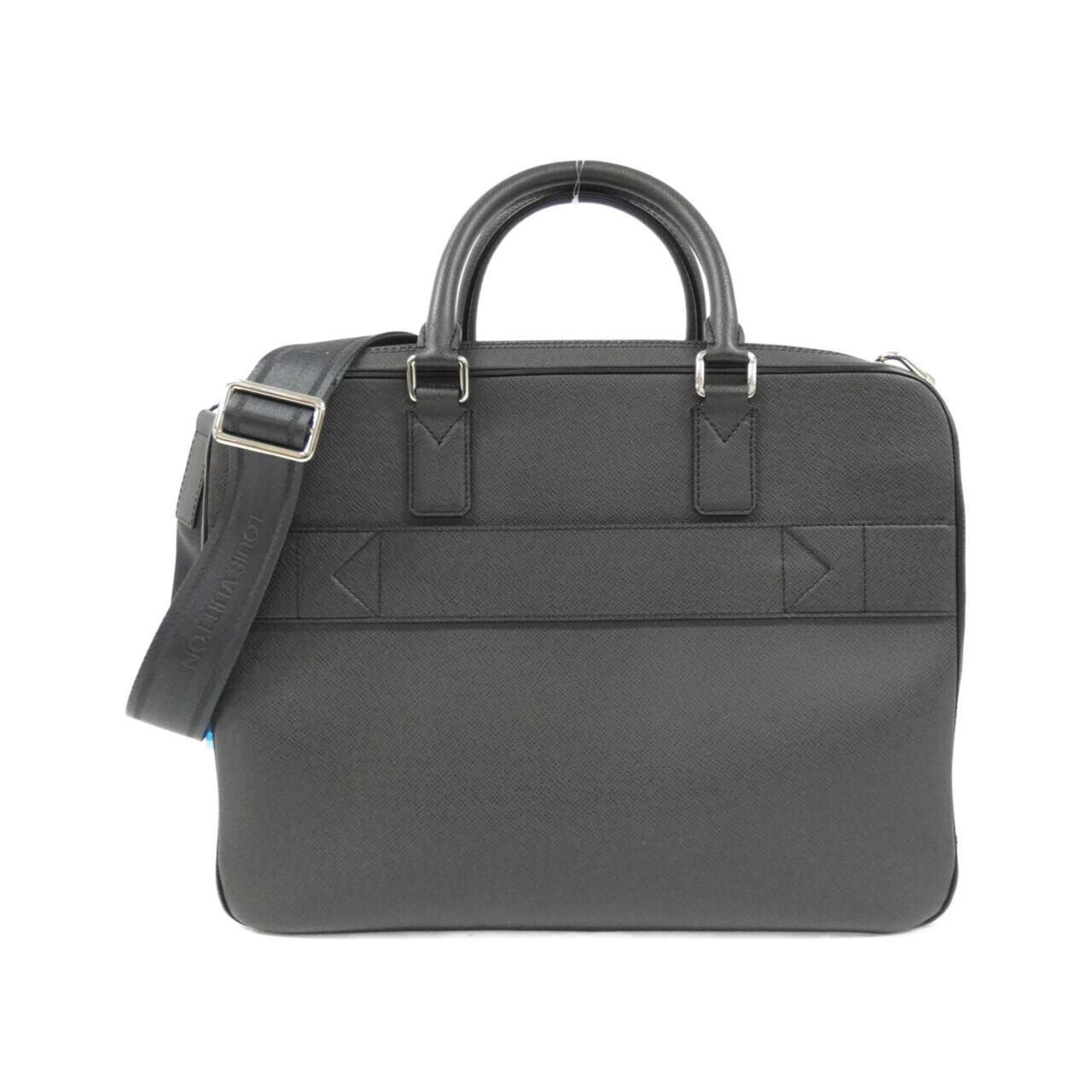 Leather Shoulder Bag with Key and Padlock