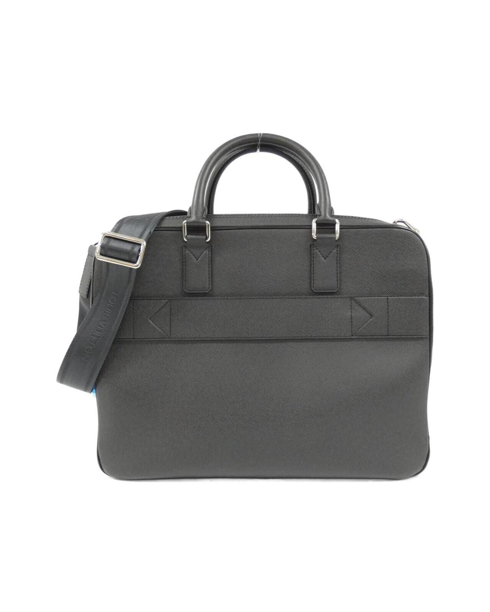 Leather Shoulder Bag with Key and Padlock