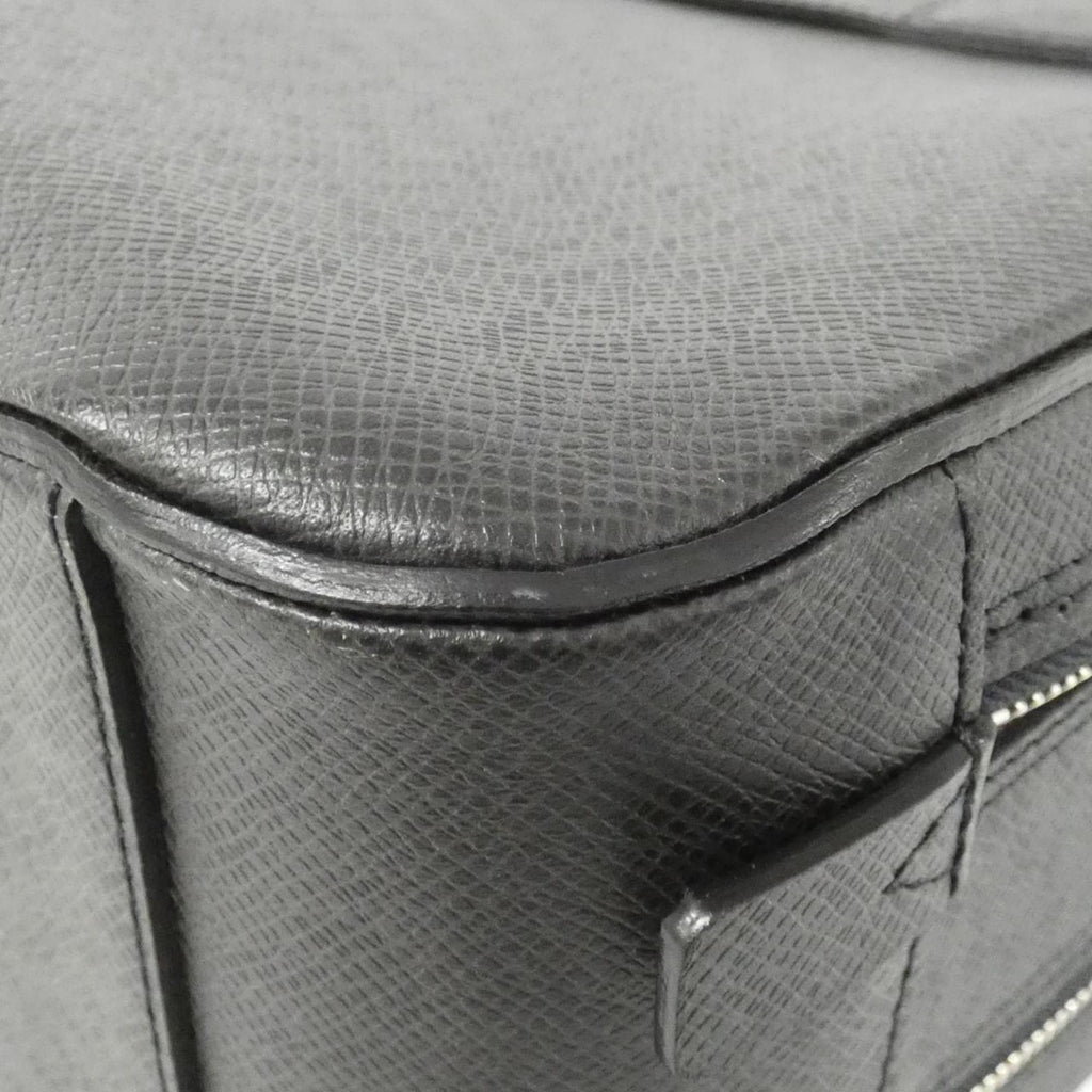 Leather Shoulder Bag with Key and Padlock
