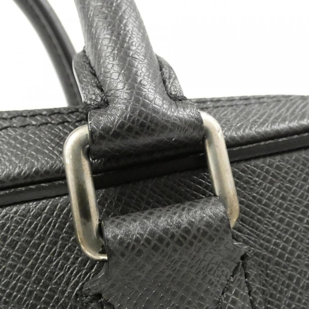 Leather Shoulder Bag with Key and Padlock