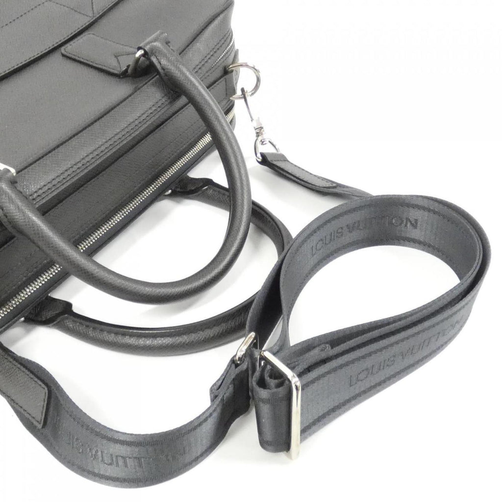 Leather Shoulder Bag with Key and Padlock