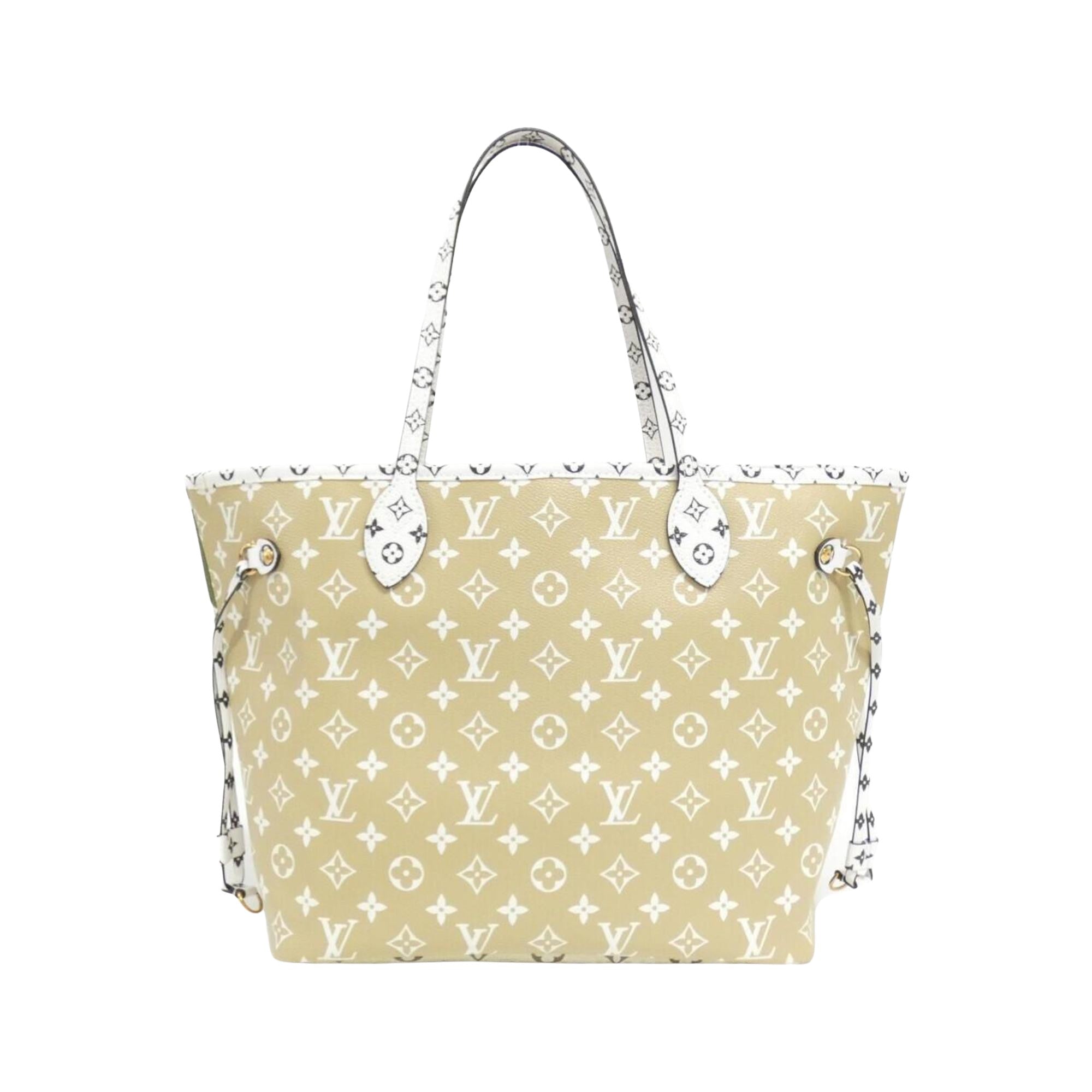 Neverfull MM Leather Tote Bag