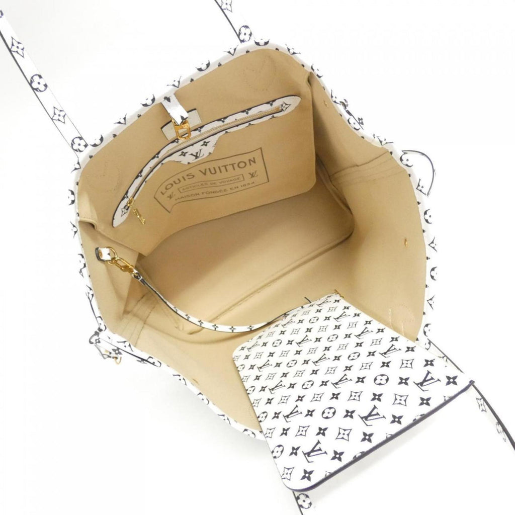 Neverfull MM Leather Tote Bag