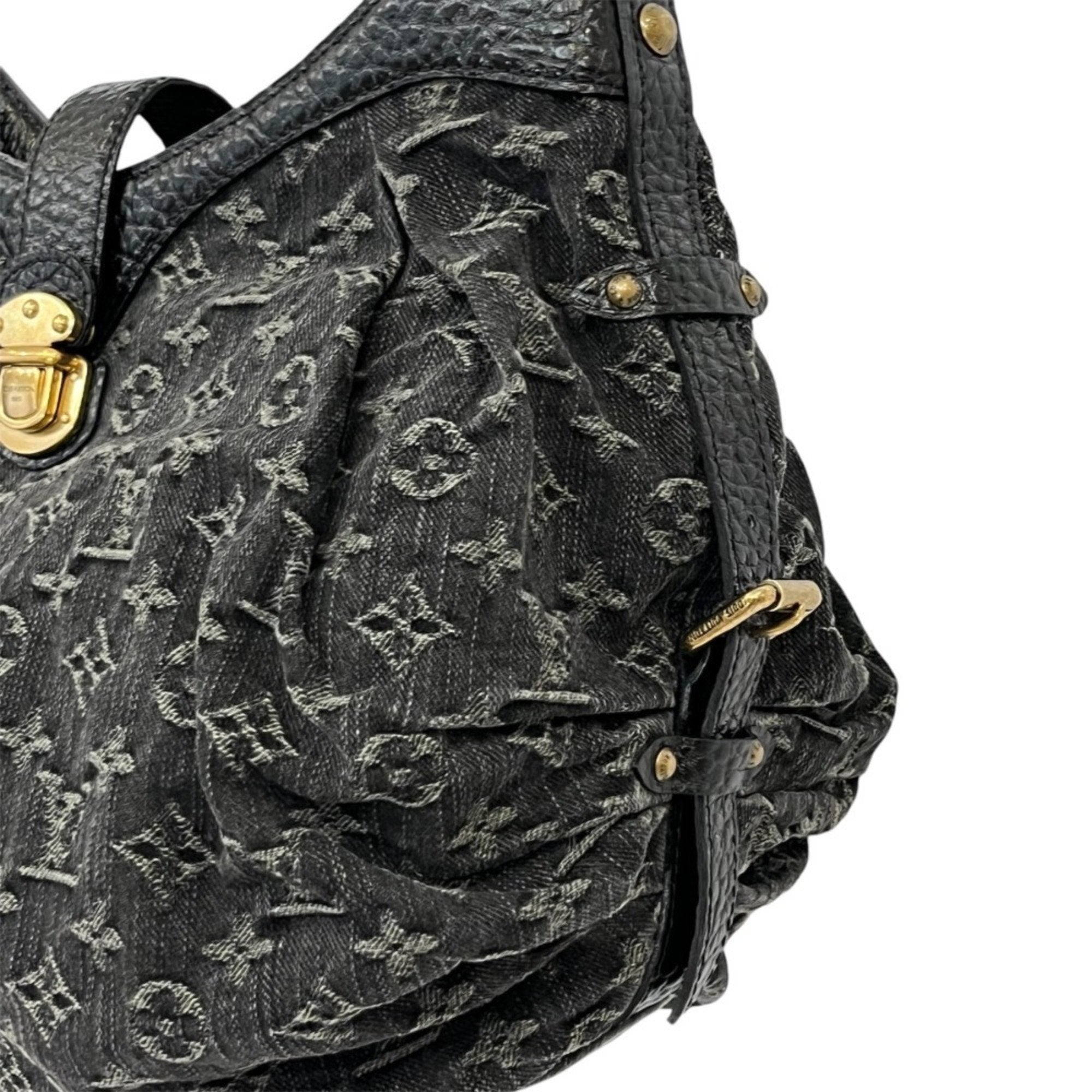 Denim Jeans Handbag with Box and Dust Bag