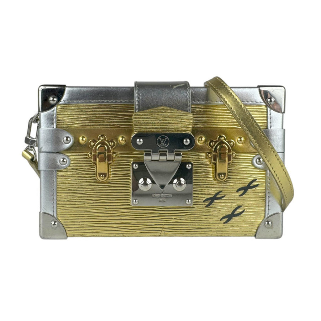 Leather Petit Malle Handbag