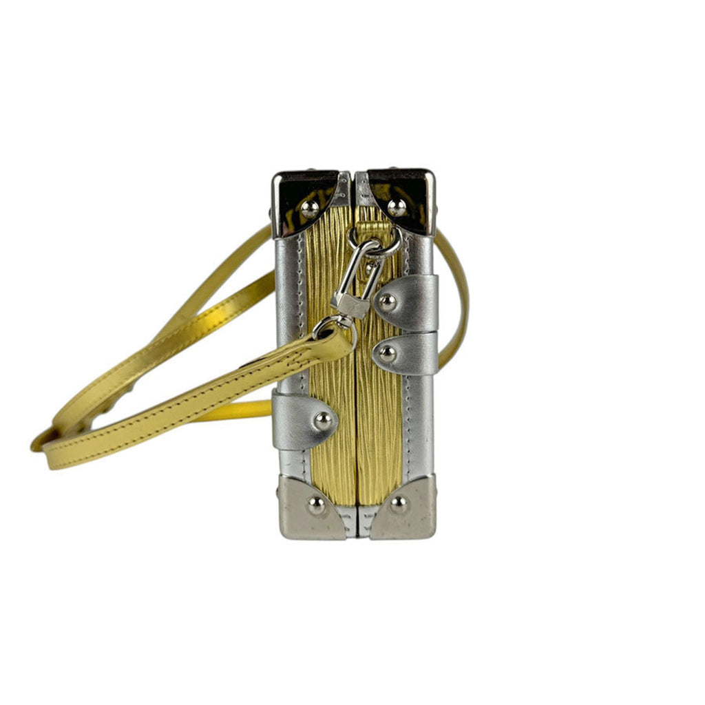 Leather Petit Malle Handbag