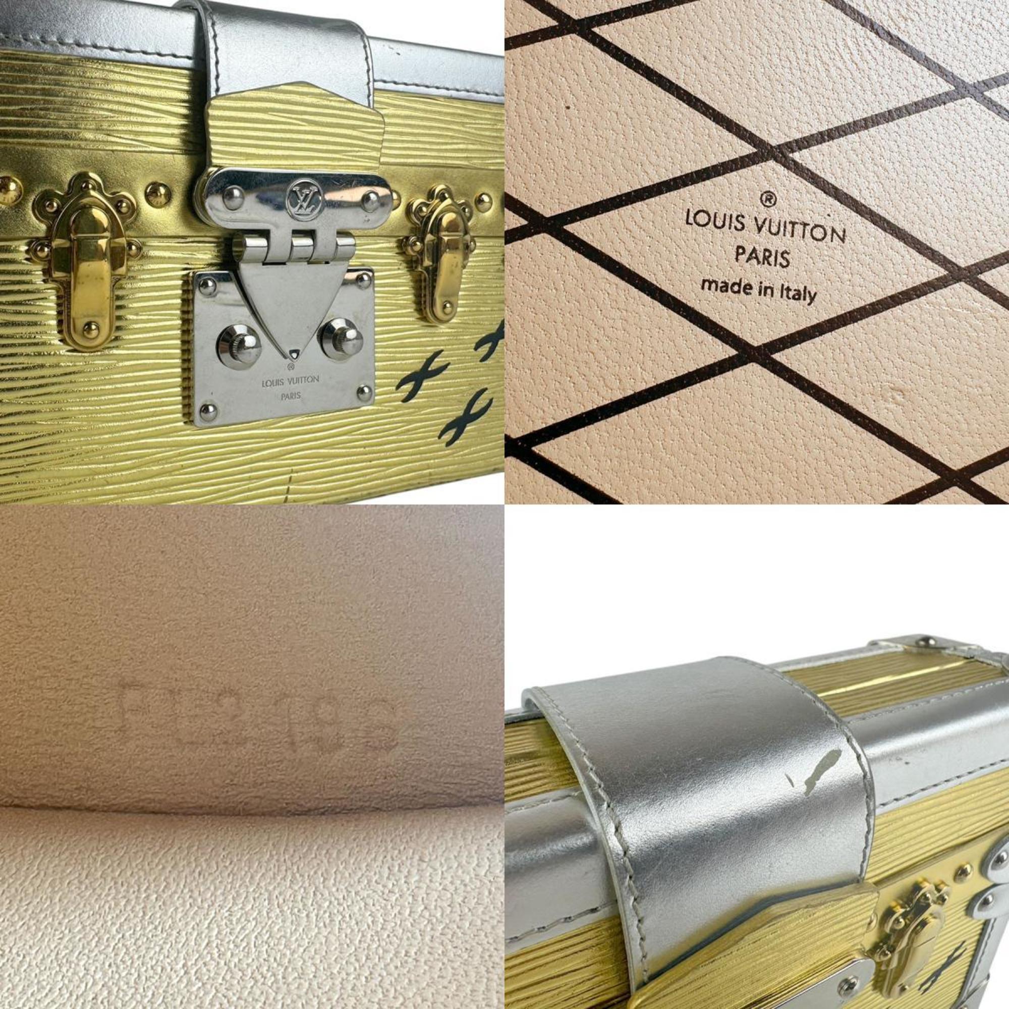 Leather Petit Malle Handbag