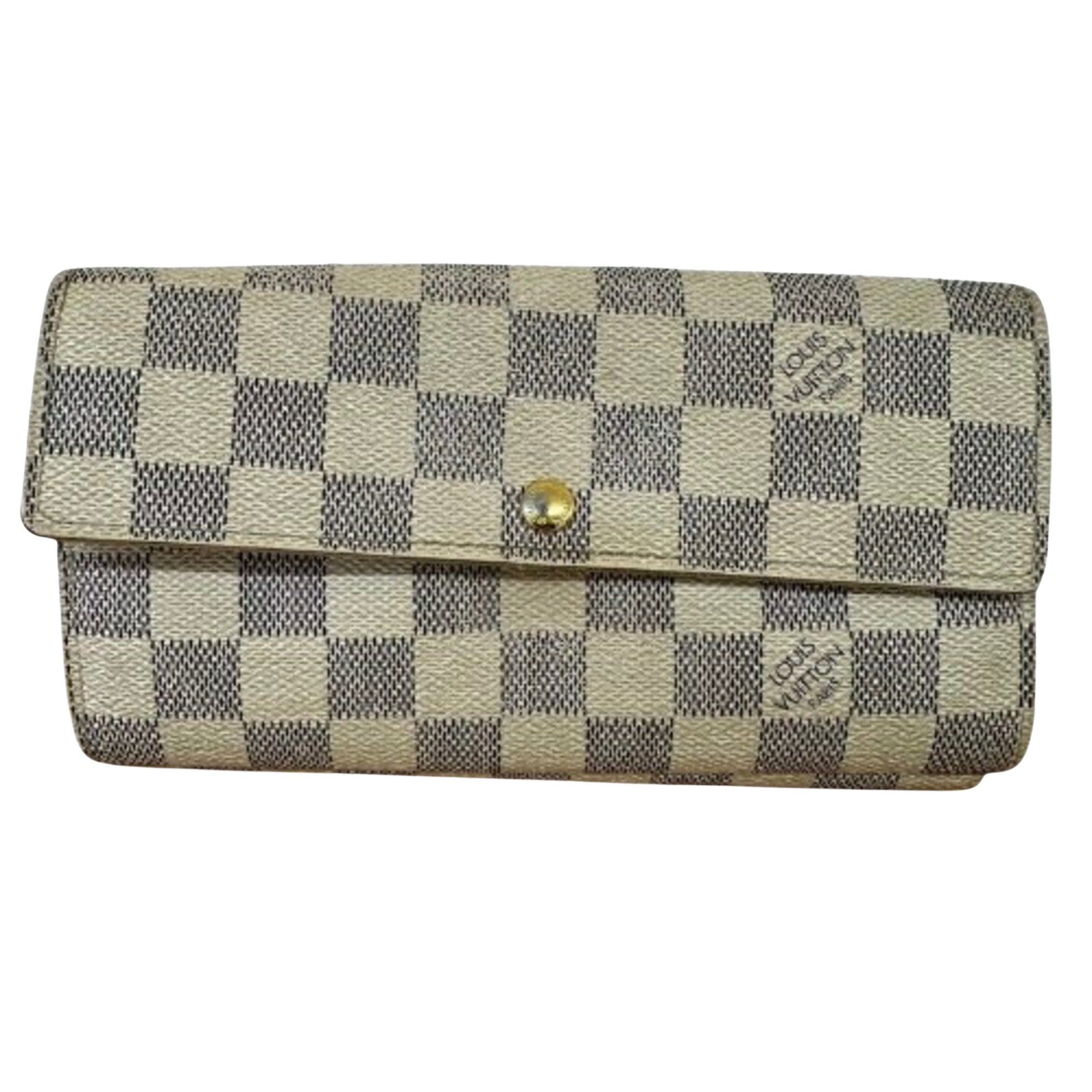 Canvas Wallet with Slight Scratches and Rubbed Corners