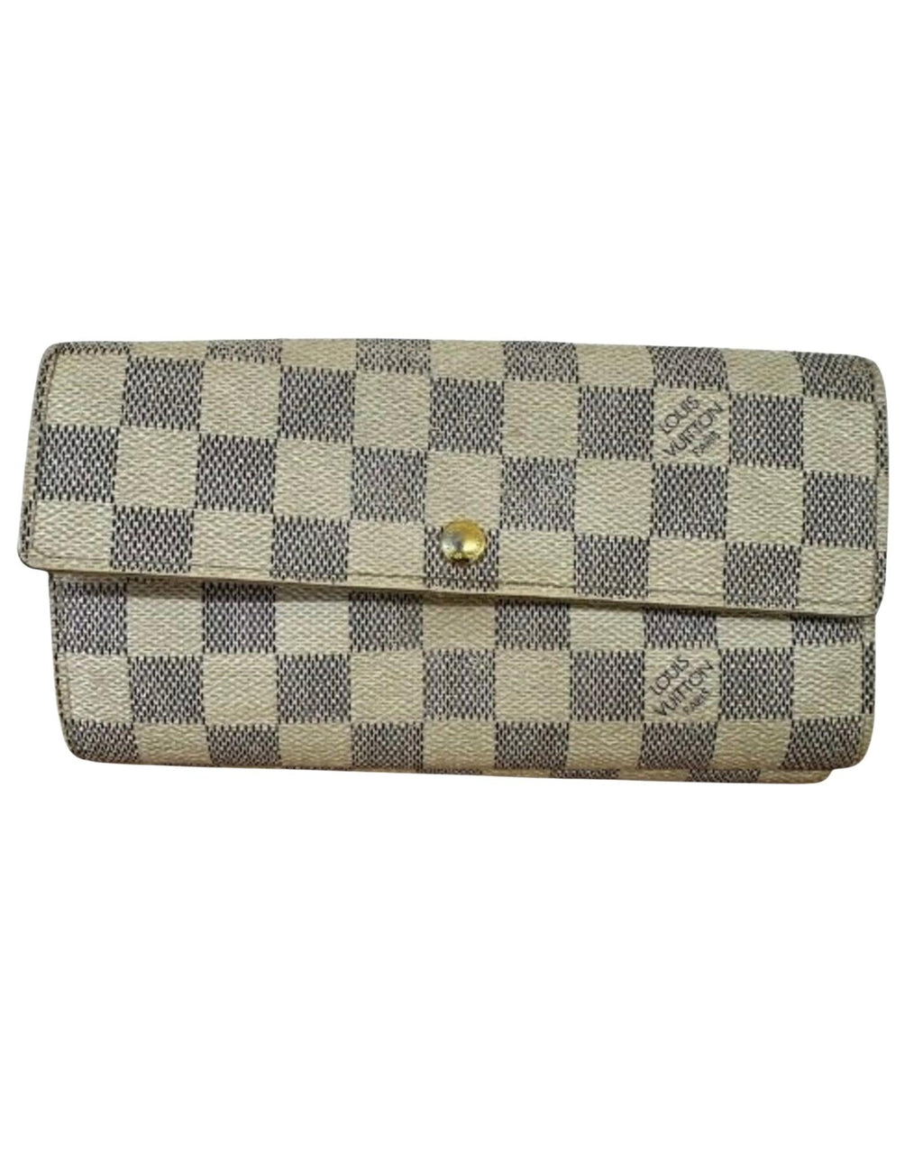 Canvas Wallet with Slight Scratches and Rubbed Corners