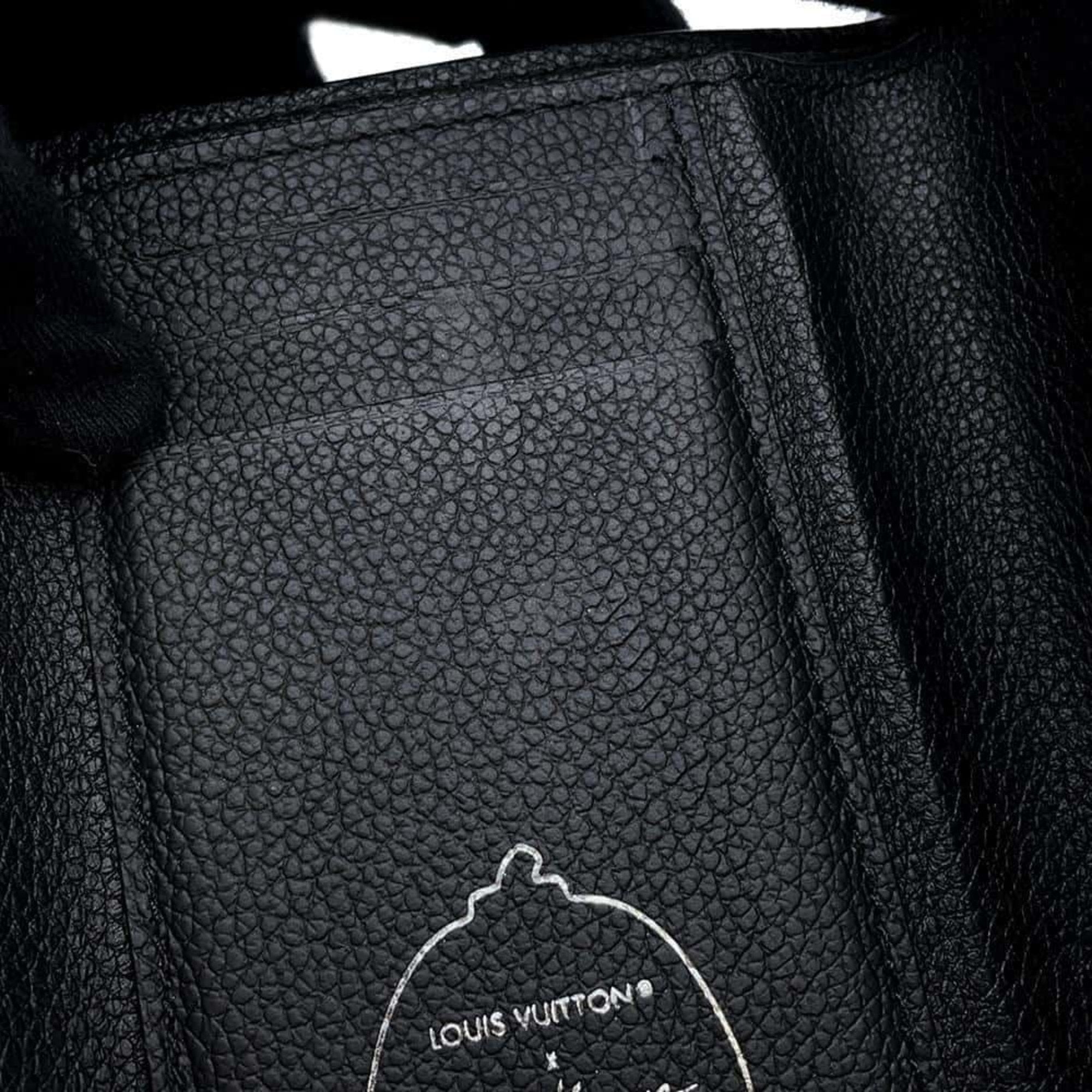 Leather Victorine Wallet with Slight Scratches and Insignificant Cracks