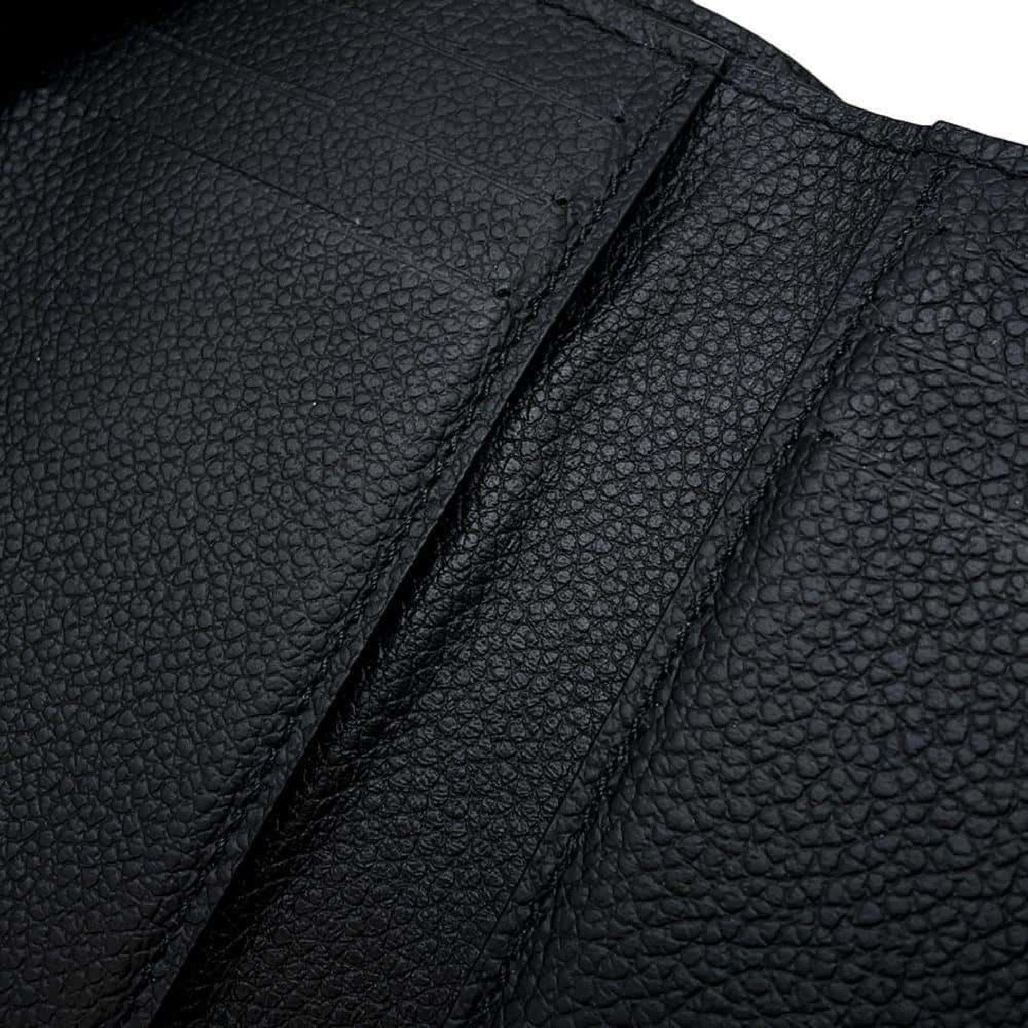 Leather Victorine Wallet with Slight Scratches and Insignificant Cracks