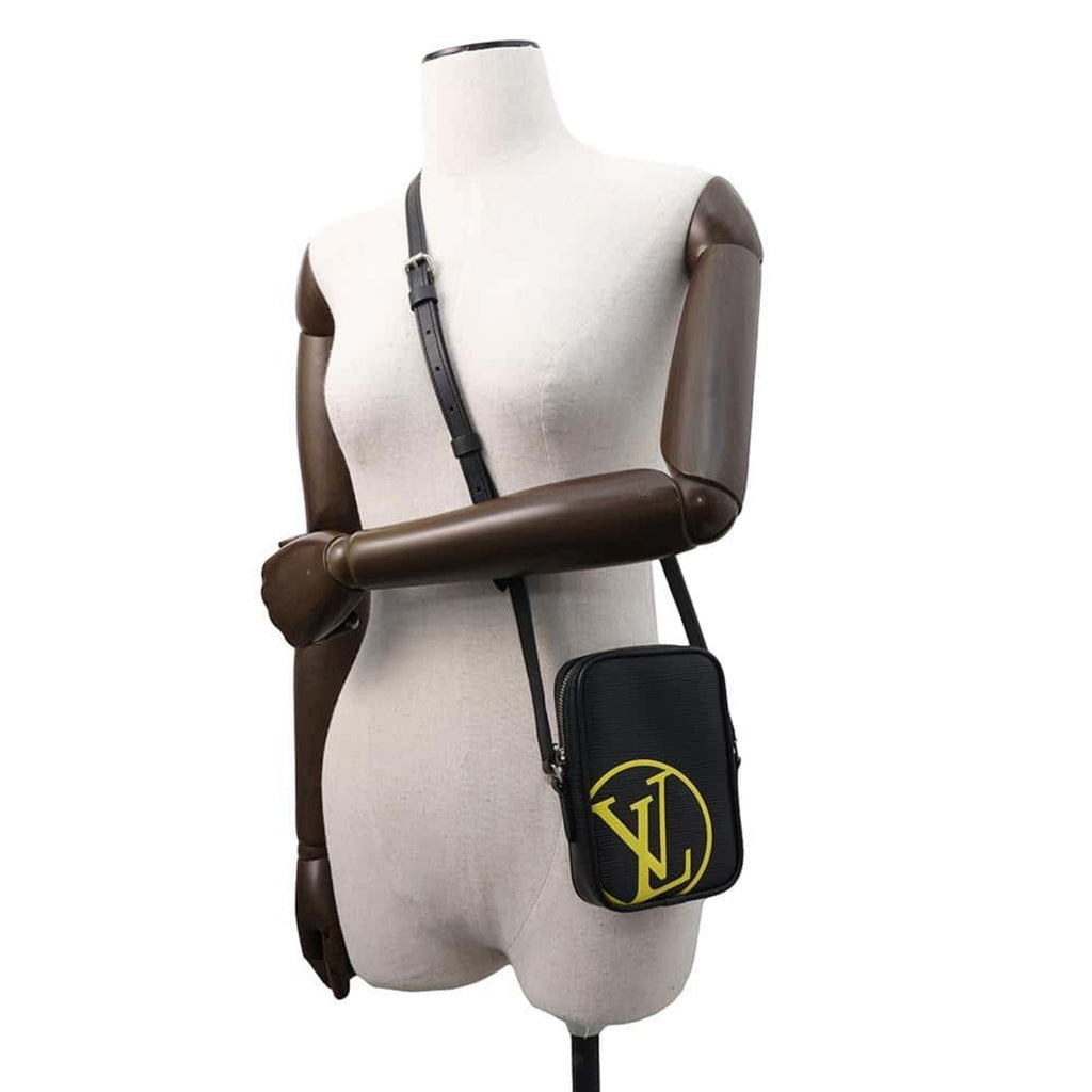 Leather Crossbody Bag with Dust Bag and Minor Scuffs