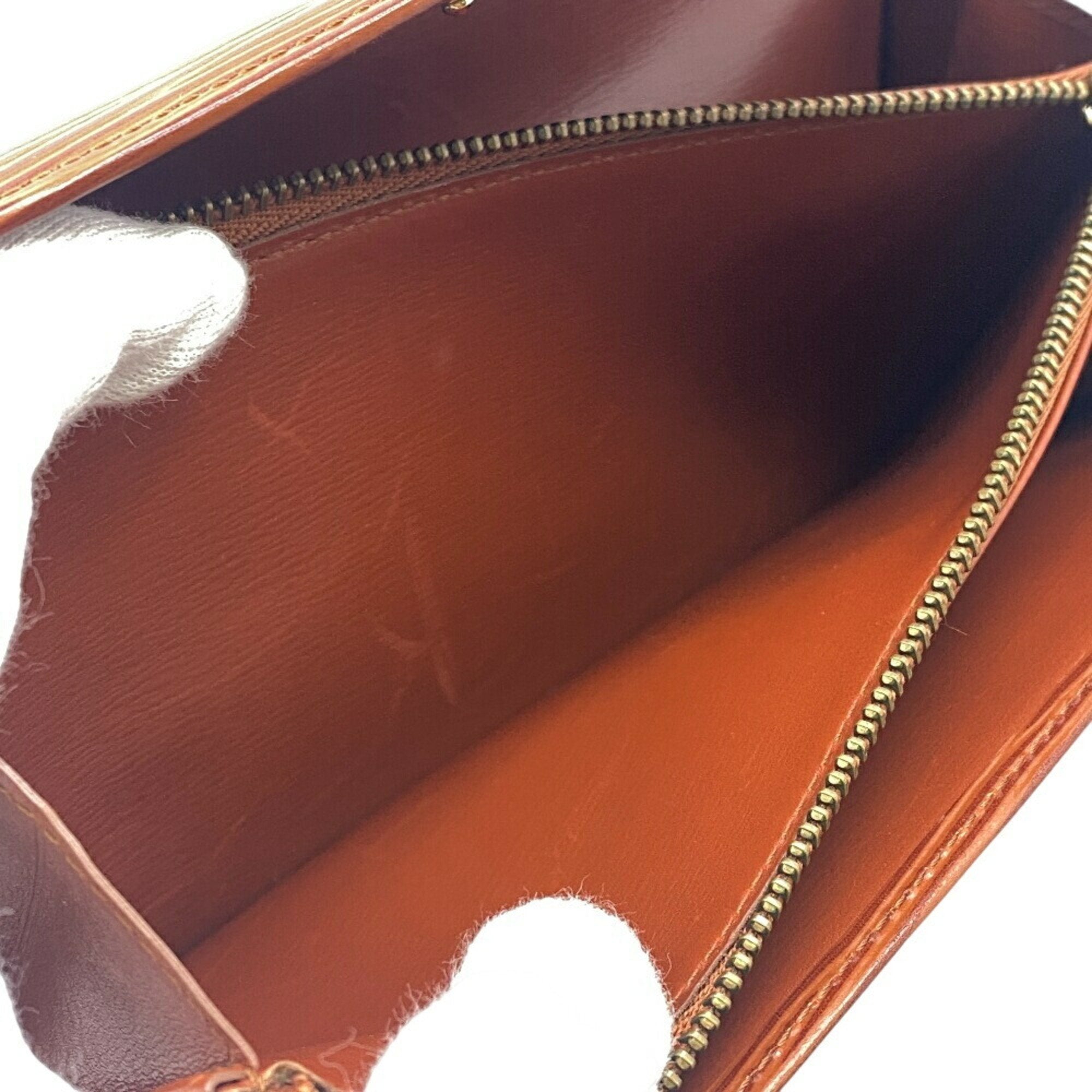 Luxury Leather Wallet with Box and Dust Bag