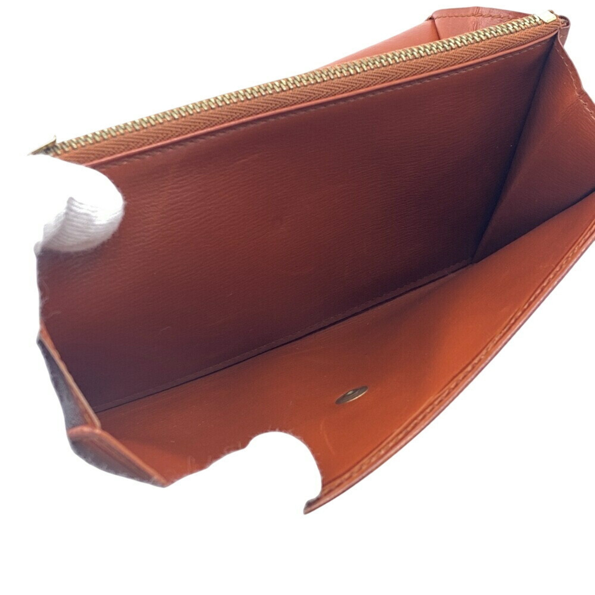 Luxury Leather Wallet with Box and Dust Bag
