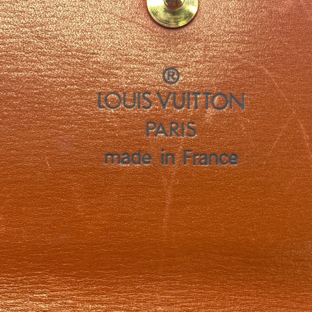 Luxury Leather Wallet with Box and Dust Bag