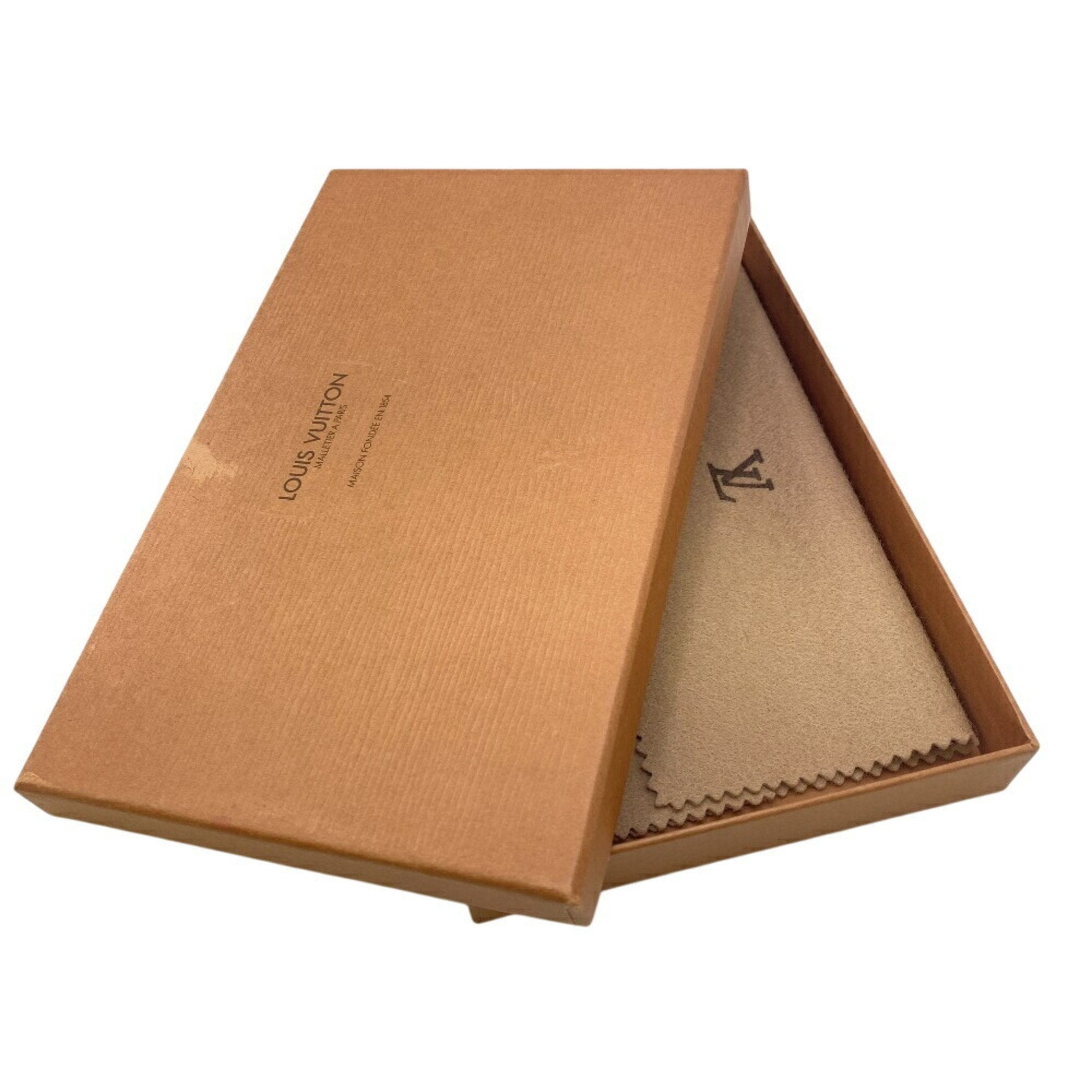 Luxury Leather Wallet with Box and Dust Bag