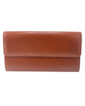 Luxury Leather Wallet with Box and Dust Bag
